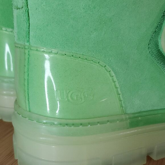 UGG Neumel Womens Size 8 Clear Chukka Suede Boots Parakeet Green 1137030 - Picture 3 of 16